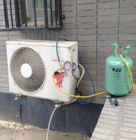太白空调加氟
